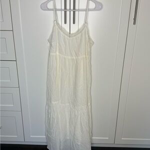 White Spaghetti Strap Dress